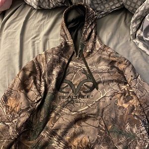 Real tree men’s hoodie. Thermal